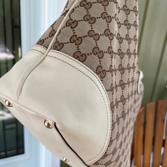 Gucci GG Canvas Shoulder Tote Bag - Authentic - Picture 10 of 17